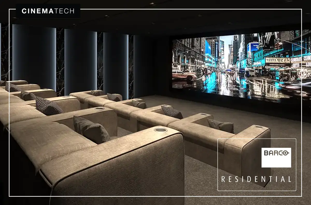 CinemaTech Partners with Barco Residential for a Groundbreaking Showroom Experience in Belgium